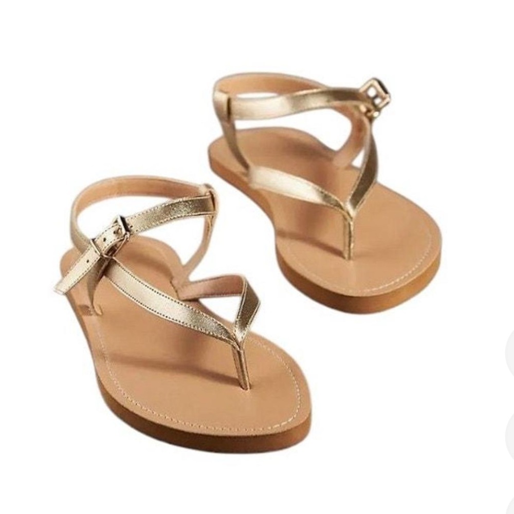 Gold sandals